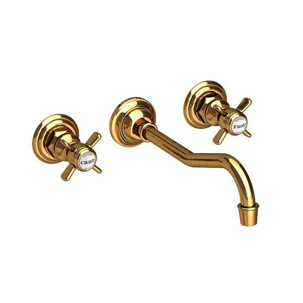 Newport Brass Wall Mount Lavatory Faucet in Polished Gold (Pvd) 3-947-24 - main